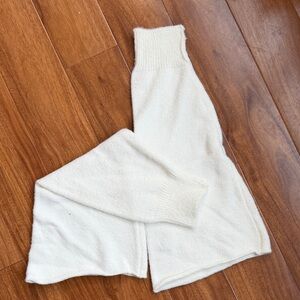 Cozy Cream Knit Leg Warmers Boots Cover